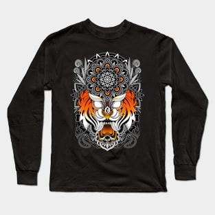 Tiger Mandala Long Sleeve T-Shirt